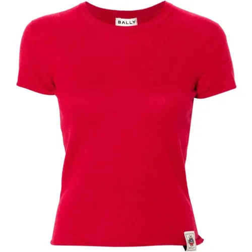 Bally - Tops > T-Shirts - Red - Bally - Modalova