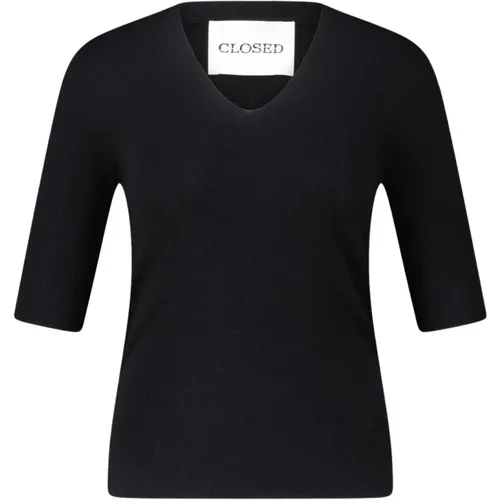 Knitwear > V-neck Knitwear - - closed - Modalova