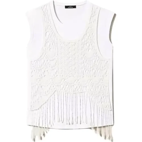 Tops > Sleeveless Tops - - Twinset - Modalova