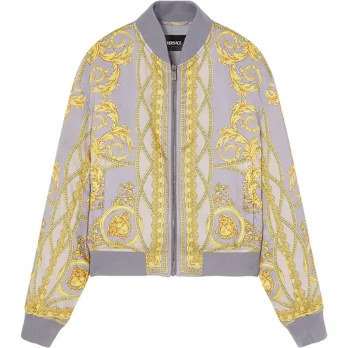 Jackets > Bomber Jackets - - Versace - Modalova