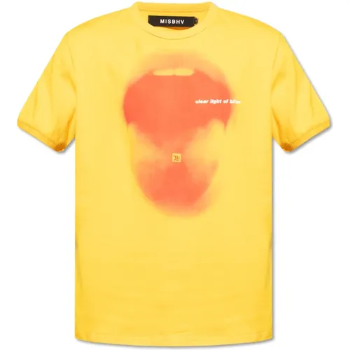 Misbhv - Tops > T-Shirts - Yellow - Misbhv - Modalova