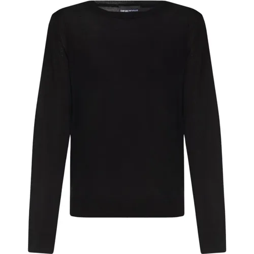 Knitwear > Round-neck Knitwear - - Emporio Armani - Modalova