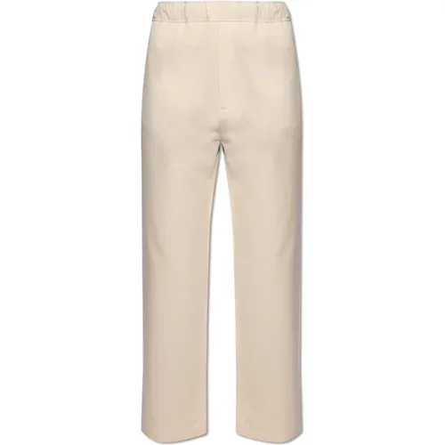 Trousers > Straight Trousers - - Moncler - Modalova