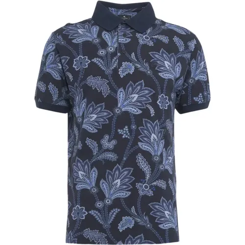 Etro - Tops > Polo Shirts - Blue - ETRO - Modalova