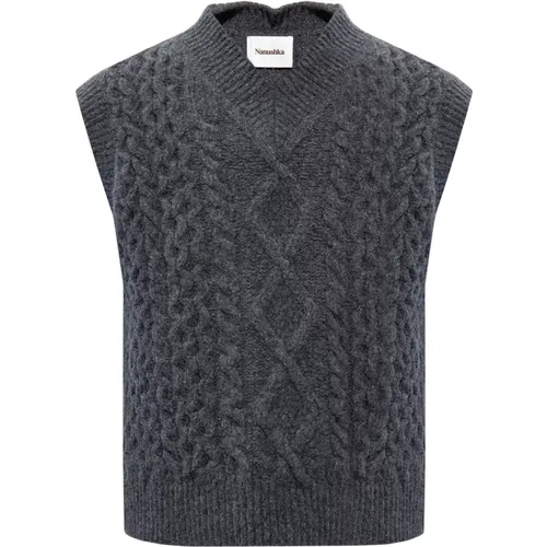 Knitwear > Sleeveless Knitwear - - Nanushka - Modalova