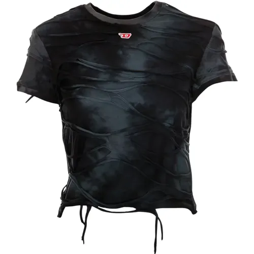 Diesel - Tops > T-Shirts - Black - Diesel - Modalova