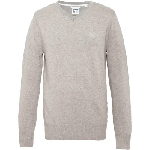 Knitwear > V-neck Knitwear - - Schott NYC - Modalova