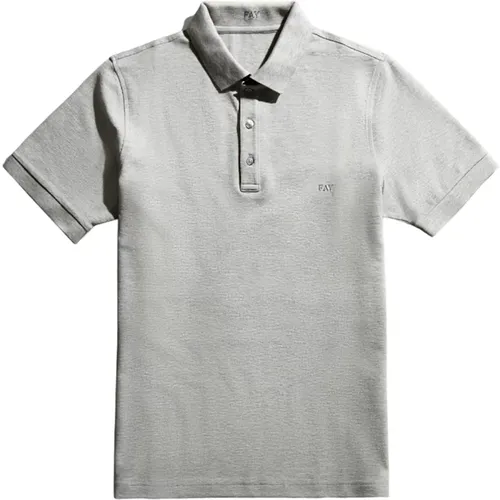 Fay - Tops > Polo Shirts - Gray - Fay - Modalova