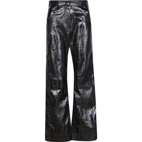 Trousers > Wide Trousers - - Msgm - Modalova