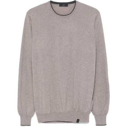 Knitwear > Round-neck Knitwear - - Fay - Modalova