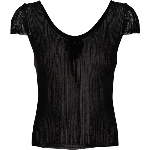 Pinko - Tops > T-Shirts - Black - pinko - Modalova