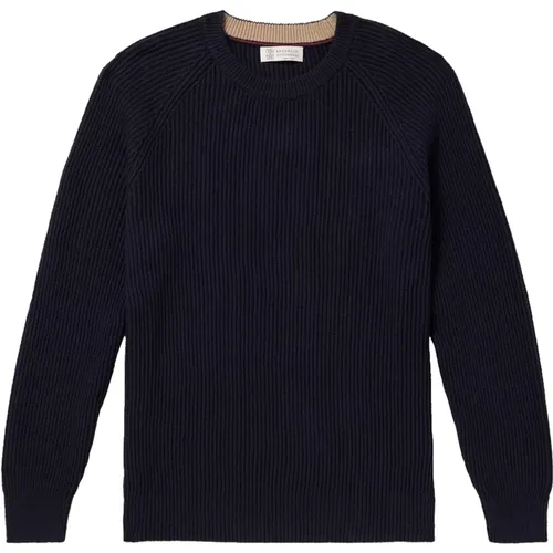 Knitwear > Round-neck Knitwear - - BRUNELLO CUCINELLI - Modalova