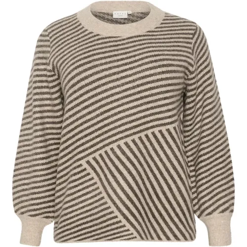 Knitwear > Round-neck Knitwear - - Kaffe Curve - Modalova