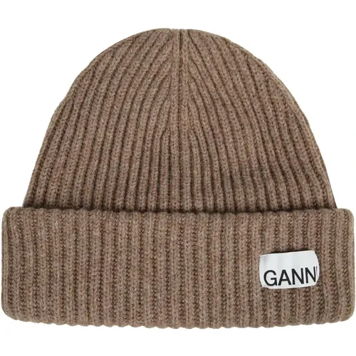 Accessories > Hats > Beanies - - Ganni - Modalova