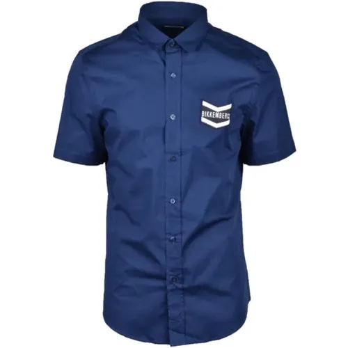 Shirts > Short Sleeve Shirts - - Bikkembergs - Modalova