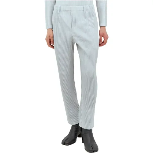 Trousers > Slim-fit Trousers - - Issey Miyake - Modalova