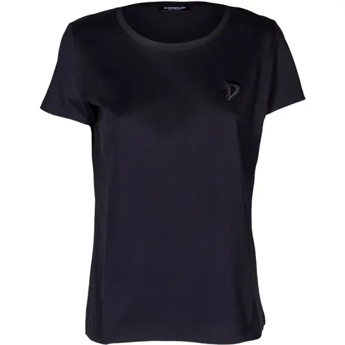 Dondup - Tops > T-Shirts - Black - Dondup - Modalova