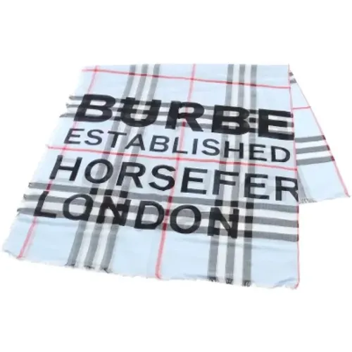 Pre-owned > Pre-owned Accessories > Pre-owned Scarves - - Burberry Vintage - Modalova