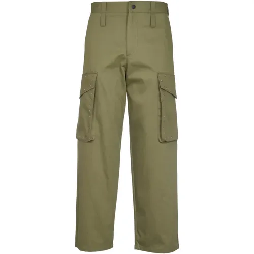 Trousers > Straight Trousers - - Msgm - Modalova