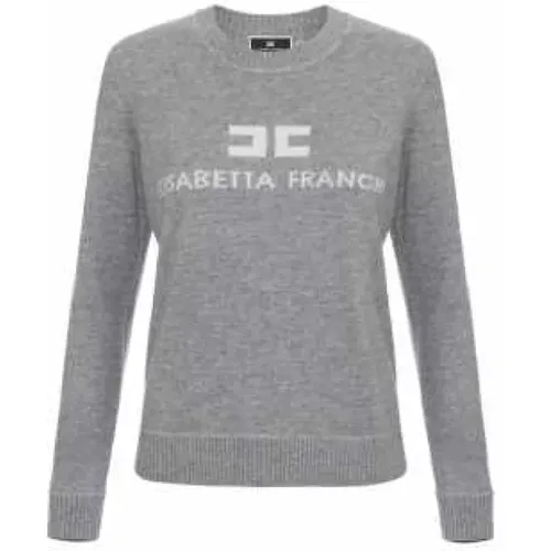 Knitwear > Round-neck Knitwear - - Elisabetta Franchi - Modalova