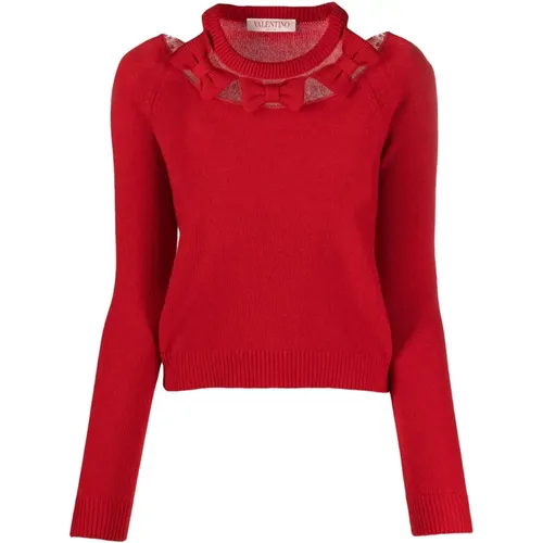 Knitwear > Round-neck Knitwear - - Valentino Garavani - Modalova