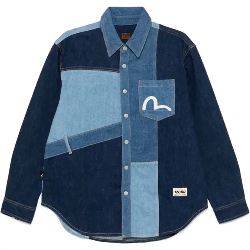 Shirts > Denim Shirts - - Evisu - Modalova