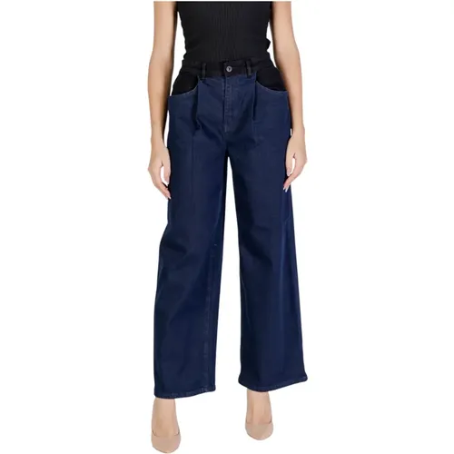 Trousers > Wide Trousers - - Ichi - Modalova