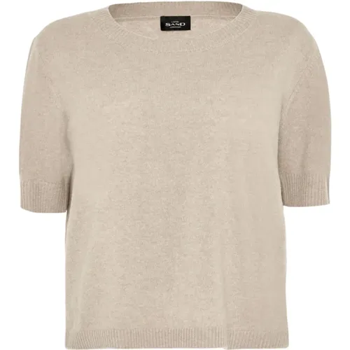 Knitwear > Cashmere Knitwear - - Sand - Modalova