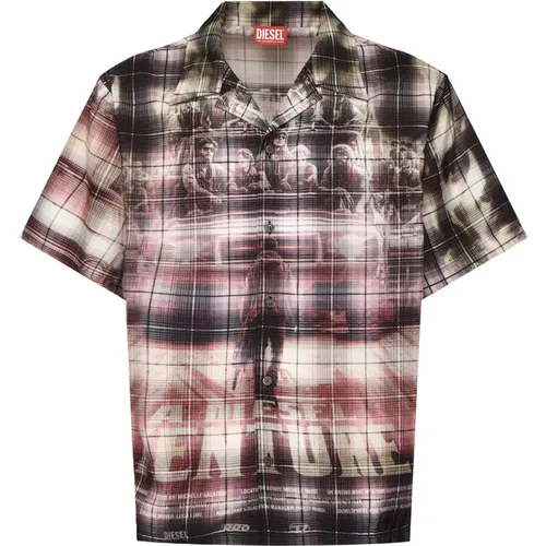 Shirts > Short Sleeve Shirts - - Diesel - Modalova