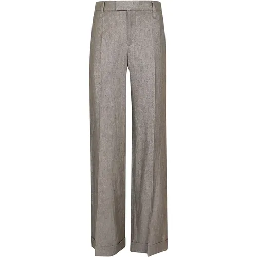 Trousers > Straight Trousers - - BRUNELLO CUCINELLI - Modalova