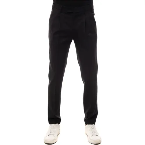 Pt01 - Trousers > Chinos - Black - Pt01 - Modalova