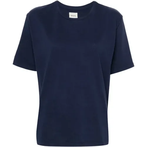 Khaite - Tops > T-Shirts - Blue - Khaite - Modalova