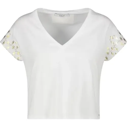 Gaudi - Tops > T-Shirts - White - Gaudi - Modalova