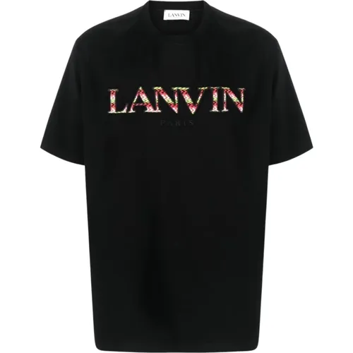 Lanvin - Tops > T-Shirts - Black - Lanvin - Modalova