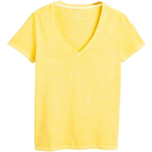 Gant - Tops > T-Shirts - Yellow - Gant - Modalova