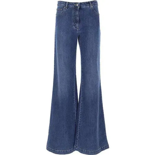 Jeans > Wide Jeans - - Moschino - Modalova