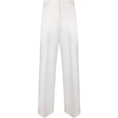 Trousers > Wide Trousers - - Msgm - Modalova