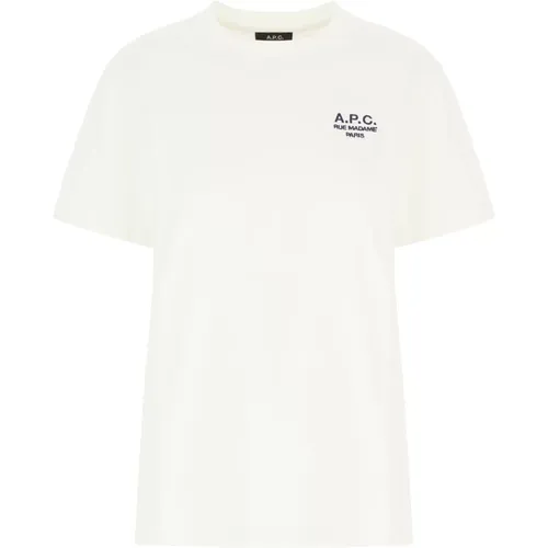 A.p.c. - Tops > T-Shirts - White - A.p.c. - Modalova