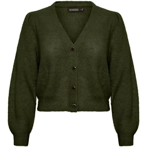 Knitwear > Cardigans - - Soaked in Luxury - Modalova