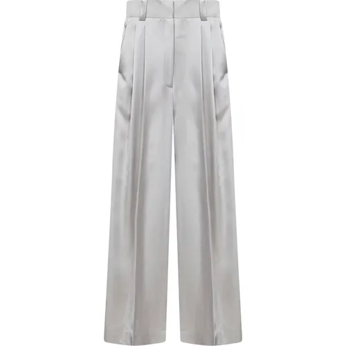 Trousers > Wide Trousers - - Khaite - Modalova