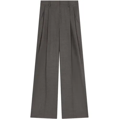 Trousers > Wide Trousers - - Loulou Studio - Modalova