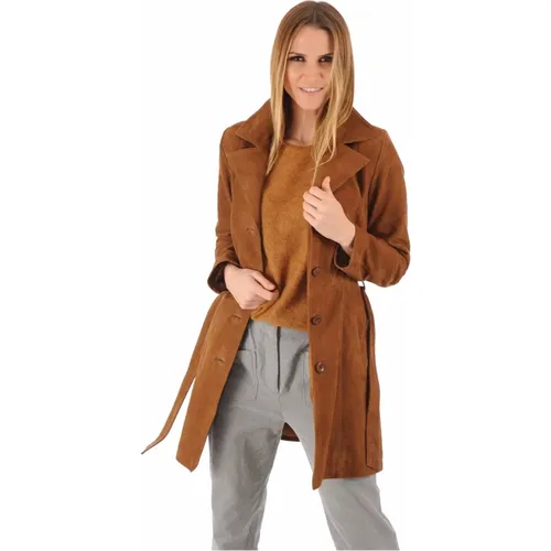 Coats > Belted Coats - - La Canadienne - Modalova