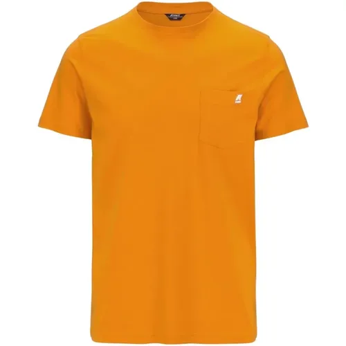 K-Way - Tops > T-Shirts - Orange - K-way - Modalova