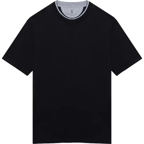 Tops > T-Shirts - - BRUNELLO CUCINELLI - Modalova