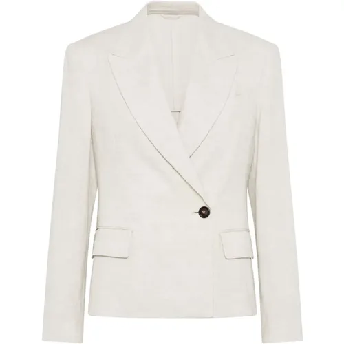 Jackets > Blazers - - BRUNELLO CUCINELLI - Modalova