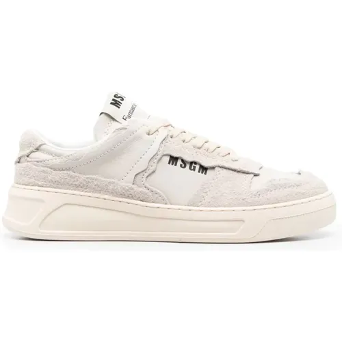 Msgm - Shoes > Sneakers - Beige - Msgm - Modalova