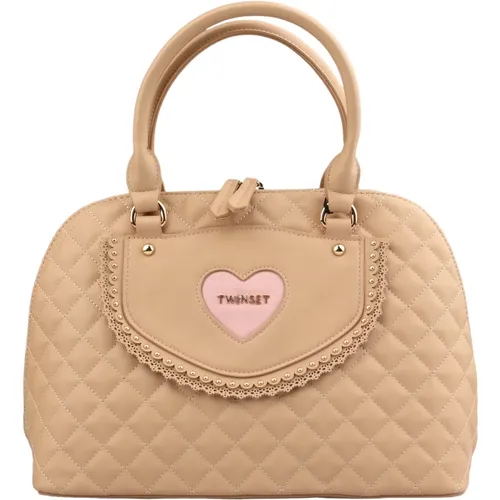 Twinset - Bags > Handbags - Beige - Twinset - Modalova