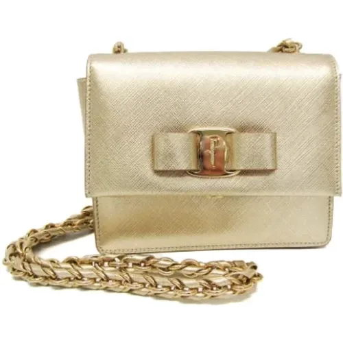 Pre-owned > Pre-owned Bags > Pre-owned Cross Body Bags - - Salvatore Ferragamo Pre-owned - Modalova