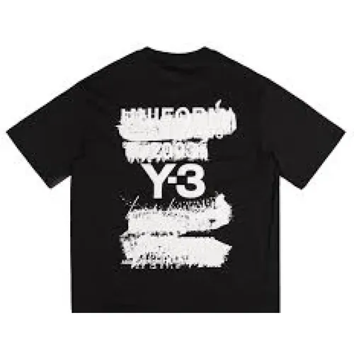 Y-3 - Tops > T-Shirts - Black - Y-3 - Modalova