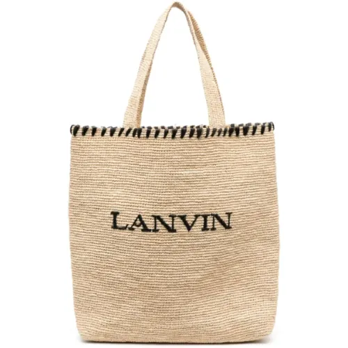 Lanvin - Bags > Tote Bags - Beige - Lanvin - Modalova